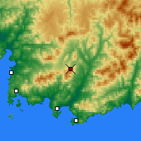 Nearby Forecast Locations - Partizansk - Map