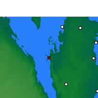Nearby Forecast Locations - Dukhan - Map