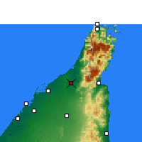 Nearby Forecast Locations - Ras Al Khaimah - Map