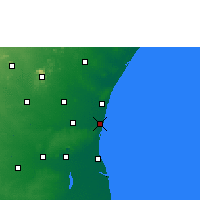 Nearby Forecast Locations - Cuddalore - Map