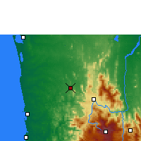 Nearby Forecast Locations - Kurunegala - Map