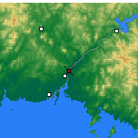 Nearby Forecast Locations - Sinuiju - Map
