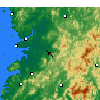 Nearby Forecast Locations - Jeonju - Map