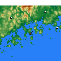 Nearby Forecast Locations - Yeosu - Map