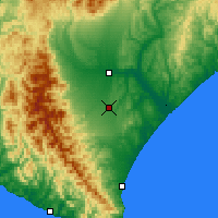 Nearby Forecast Locations - Tokachi - Map