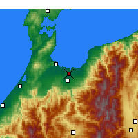 Nearby Forecast Locations - Toyama - Map