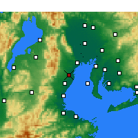 Nearby Forecast Locations - Yokkaichi - Map