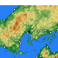 Nearby Forecast Locations - Hiroshima - Map