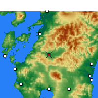 Nearby Forecast Locations - Hitoyoshi - Map