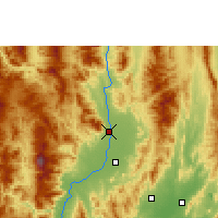 Nearby Forecast Locations - Chiang Mai - Map