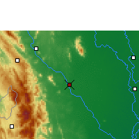 Nearby Forecast Locations - Kamphaeng Phet - Map