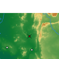 Nearby Forecast Locations - Wichian Buri district - Map