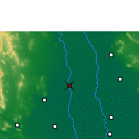 Nearby Forecast Locations - Suphan Buri - Map