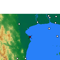 Nearby Forecast Locations - Cha-am district - Map