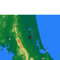 Nearby Forecast Locations - Phatthalung - Map