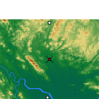 Nearby Forecast Locations - Thái Nguyên - Map