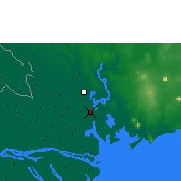 Nearby Forecast Locations - Nhà Bè - Map