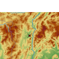 Nearby Forecast Locations - Sainyabuli - Map