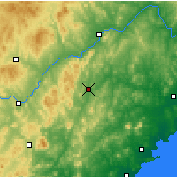 Nearby Forecast Locations - Yangshan/LNN - Map