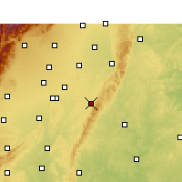 Nearby Forecast Locations - Longquanyi - Map