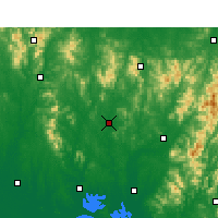 Nearby Forecast Locations - Hong'an - Map