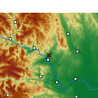 Nearby Forecast Locations - Yichang - Map