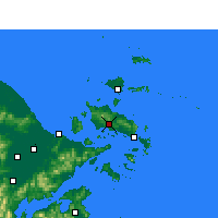 Nearby Forecast Locations - Dinghai - Map
