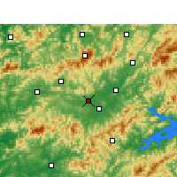 Nearby Forecast Locations - Xiuning - Map