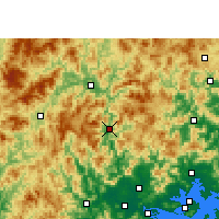 Nearby Forecast Locations - Hua'an - Map