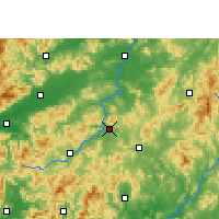 Nearby Forecast Locations - Longnan - Map