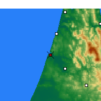 Nearby Forecast Locations - Larache - Map