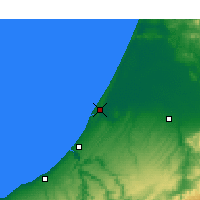 Nearby Forecast Locations - Kenitra - Map