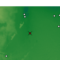 Nearby Forecast Locations - Touggourt - Map