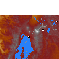 Nearby Forecast Locations - Gisenyi - Map