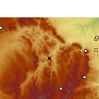Nearby Forecast Locations - Tswelopele - Map