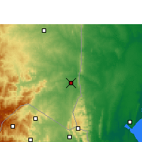 Nearby Forecast Locations - Komatipoort - Map