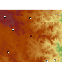 Nearby Forecast Locations - Vryheid - Map
