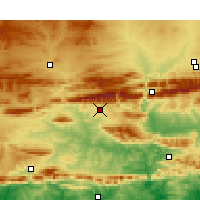 Nearby Forecast Locations - Ladismith - Map