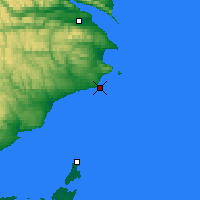 Nearby Forecast Locations - Cap D'Espoir - Map