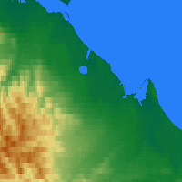 Nearby Forecast Locations - Herschel Island - Map