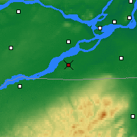 Nearby Forecast Locations - St Anicet - Map