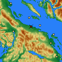 Nearby Forecast Locations - Qualicum AP - Map