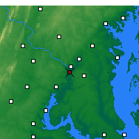 Nearby Forecast Locations - Arlington - Map