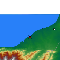 Nearby Forecast Locations - Riohacha - Map