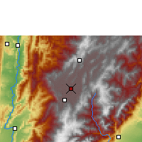 Nearby Forecast Locations - Bogotá - Map