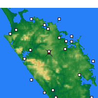 Nearby Forecast Locations - Kaikohe - Map