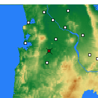 Nearby Forecast Locations - Ōtorohanga - Map