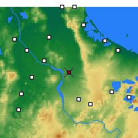 Nearby Forecast Locations - Tīrau - Map