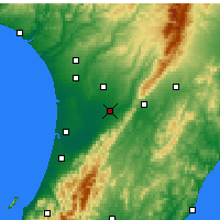 Nearby Forecast Locations - Palmerston North - Map