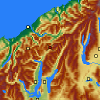 Nearby Forecast Locations - Haast - Map